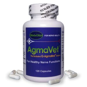 A bottle of AgmaSet Nerve capsules
